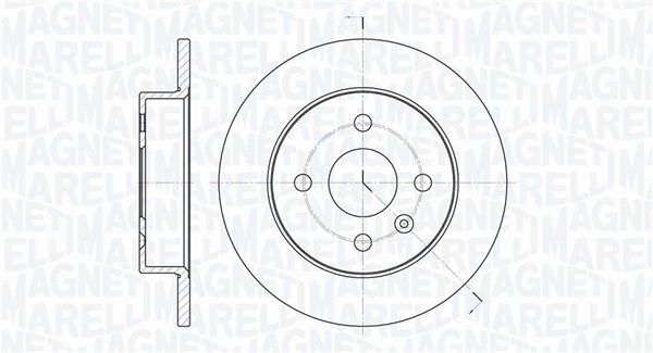 MAGNETI MARELLI Jarrulevy 361302040143